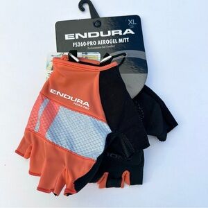 Endura FS260-Pro Aerogel Mitt Gloves -‎ Orange and Black